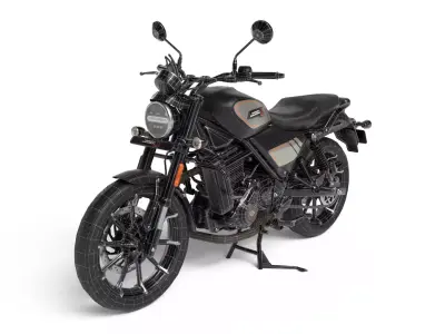 Harley Davidson X440 - Matte Black - Game Ready 3D Model Low-poly 3D model