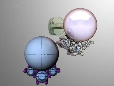 Earrings 48 3D print model