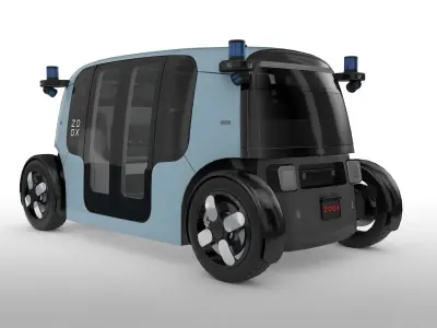 Zoox Autonomous Car  3D model