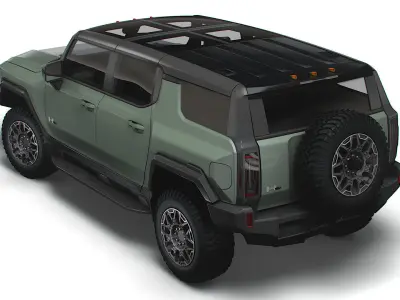 Hummer EV GMC SUV Edition 1 2024 3D model