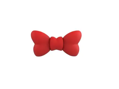 Cartoon Bow 3D model