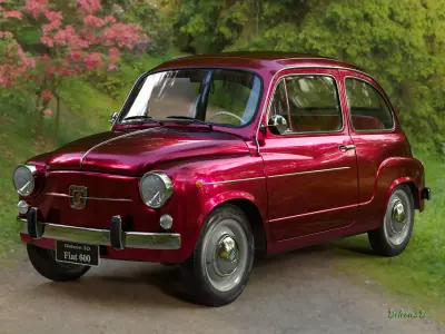 Fiat 600  3D model