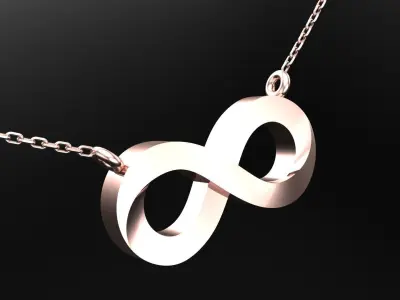 Pendant P10 The luxury female pendant 3D print model