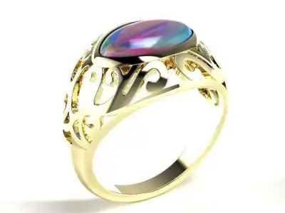 Eye Ring 3D print model