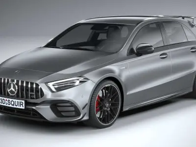 Mercedes-Benz A45 S AMG 2020 CoronaRender 3D model
