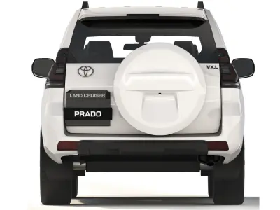 Toyota Land Cruiser Prado VXL 2021 3D model