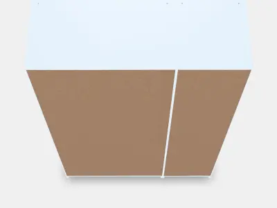 PAX - FARDAL Wardrobe combination Low-poly 3D model