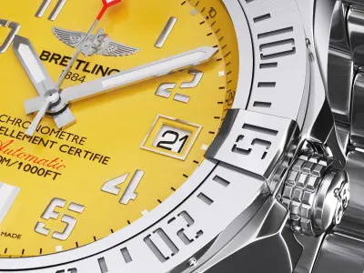 Breitling Super Avenger Seawolf 3D model