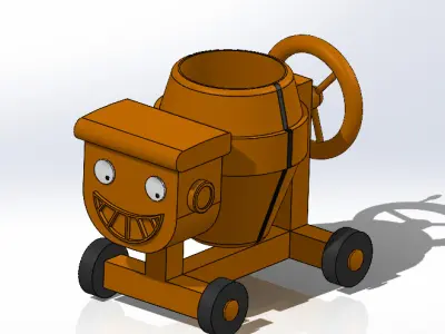 DIZZY from Bob the builder  3D print model