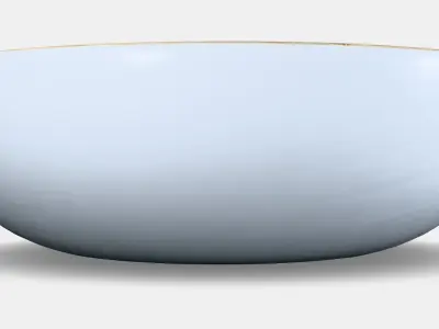 RUNDLIG Serving bowl Low-poly 3D model