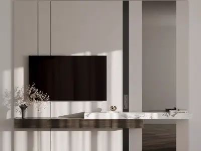 Bedroom Furniture Composition 26 3D model