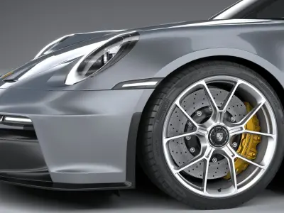Porsche 911 GT3 Touring 2022 3D model