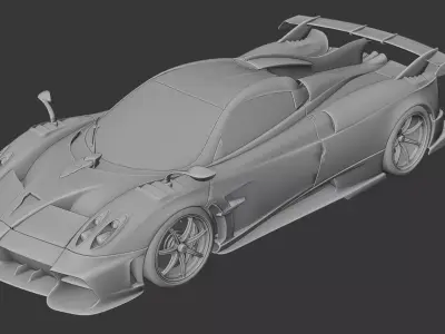 Pagani Huayra 3D print model
