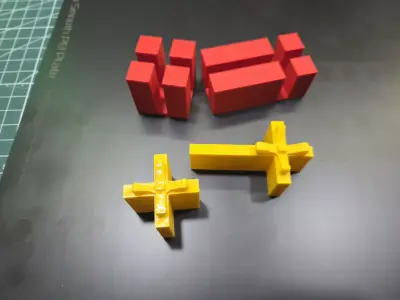 Modular Gift Box with Detachable Ribbon 3D print model