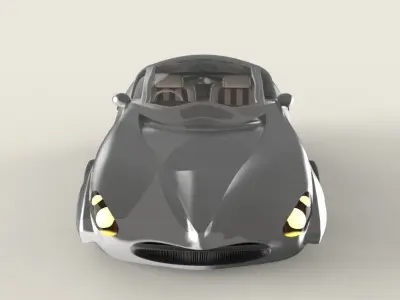 Custom Sport Car Model 3D model