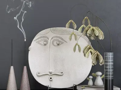 Decorative set F1 3D model