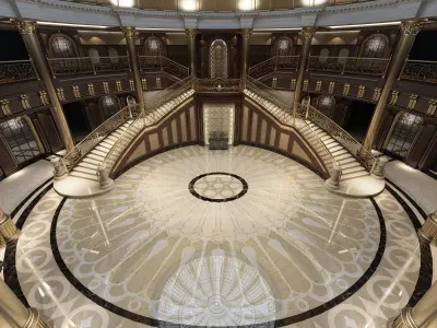 Palace Main Entrance Lobby  3D model