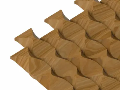 Decorative panel STL 3D model 43
