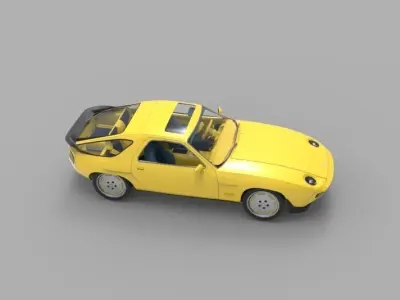 1981 Porsche 928 3D model