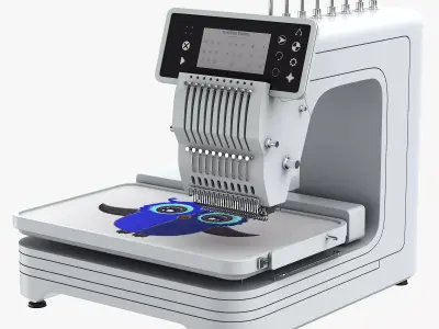 Embroidery Machine 3D model