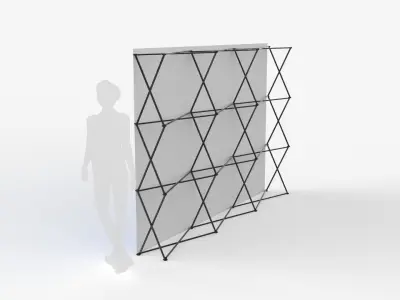 Spider Wall Banner 3D model
