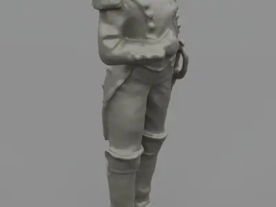 Lead soldier 01 3D print model