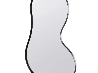 Wall Mirror ASMA by Kasbah design 3D model