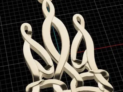 Ukrainian Trident 3D print model