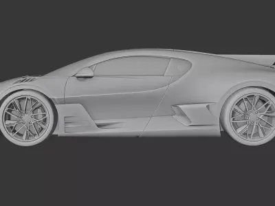 Bugatti Divo 3D print model