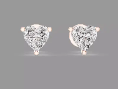 Diamond Earrings  3D print model