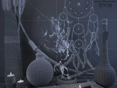 AVE West Indian set 3D model