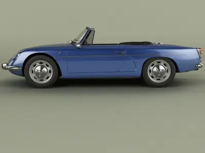 Renault Alpine A110 Convertible 3D model