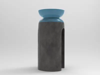 Kuop Side Table Low-poly 3D model