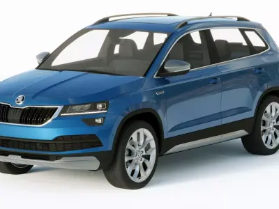 Skoda Karoq Scout 2019 3D model