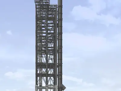 Industrial building 23ZZ20 3D model