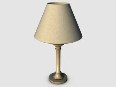 Table Lamp Low-poly 3D model