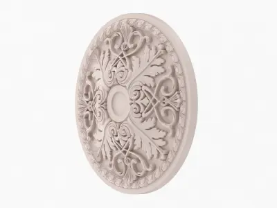 Classic Ceiling Medallion 38  3D model