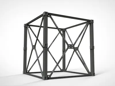 Metal truss 3 3D model