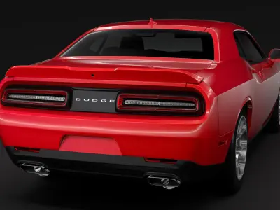 Dodge Challenger GT AWD 2017 3D model