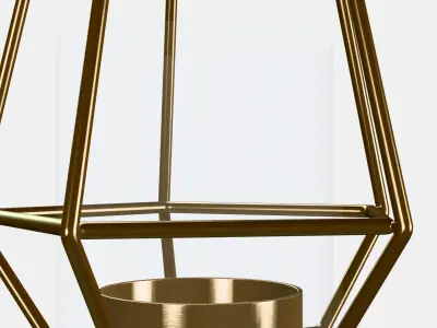 PARLBAND Tealight holder Low-poly 3D model