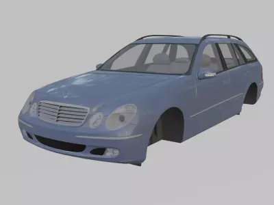 2002 - 2006 Mercedes-Benz E-Class Estate 3D model