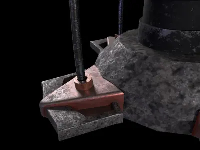 Oxygen Unit - Game Ready - Low Poly PBR - 3D Model Low-poly 3D model