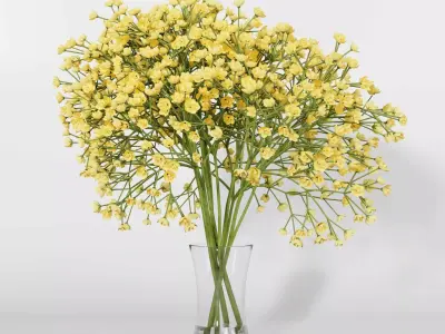 Flowe bouquets 01 3D model