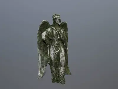Angel Statue 5 Low-poly 3D model purchase