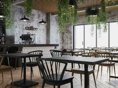 Restaurant 05 3D model