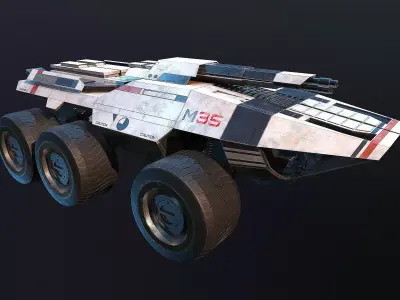 Mako M35 Mass Effect 3D model