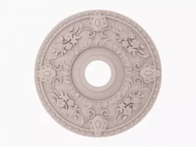 Classic Ceiling Medallion 03 3D model