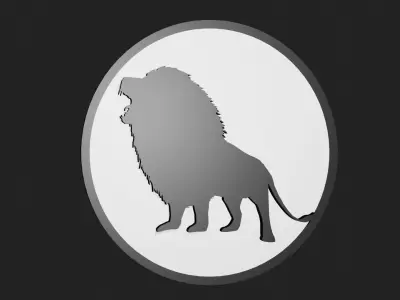 Lion Circle 3D model