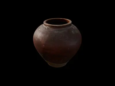 Anydrafts Jar 02 Low-poly 3D model