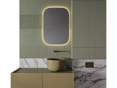 Luxury Bathroom 244 3D model